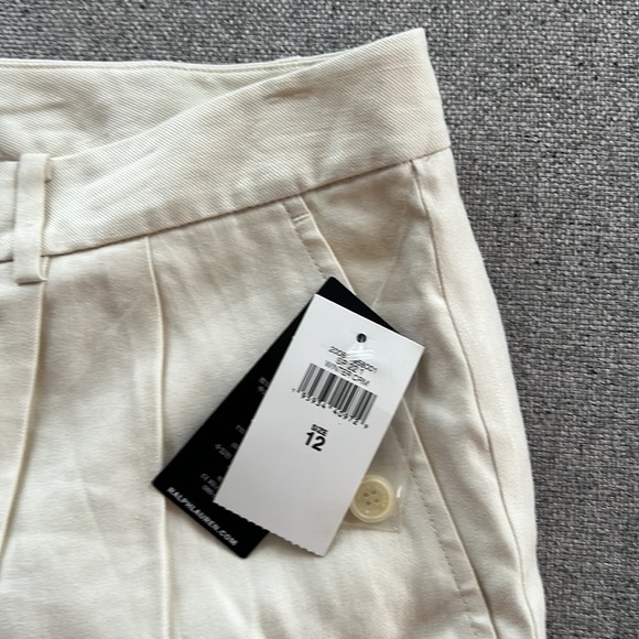 Ralph Lauren Cream linen pants - Picture 4 of 6